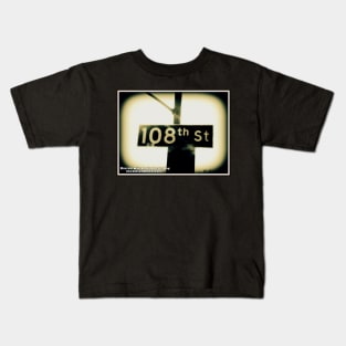 108th Street1, Los Angeles, California by Mistah Wilson Kids T-Shirt